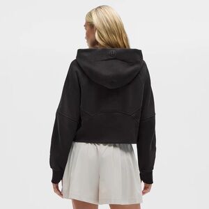 lululemon athletica Black Cropped Hoodie